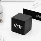 LED Alarm Clock with Intelligent Sound Control – Minimalist Digital Clock for Modern Spaces 0