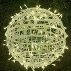 LED Ball String Lights - Weather-Resistant, Battery-Powered Ambiance 0