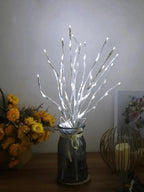 LED Birch Branch Fairy Lights - 20 Warm Twinkle Lights for Versatile Decor 3