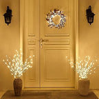 LED Birch Branch Fairy Lights - 20 Warm Twinkle Lights for Versatile Decor 4
