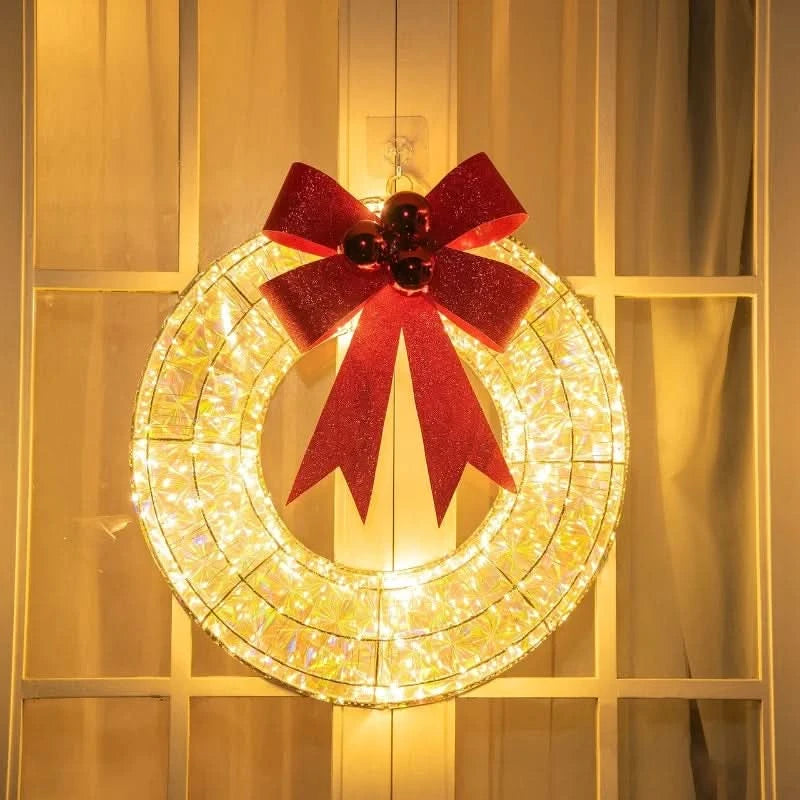 LED Bow Garland Lights - 400 LEDs for Festive Indoor & Outdoor Decor 2