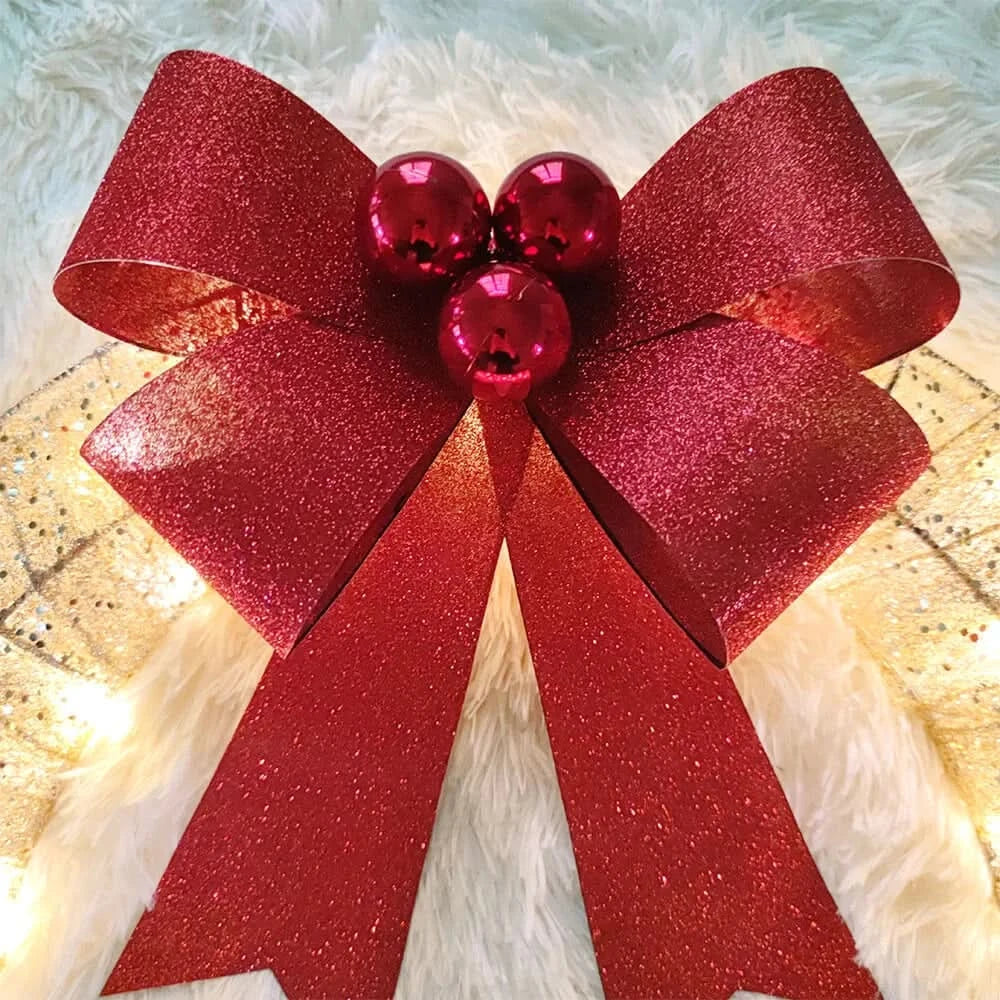 LED Bow Garland Lights - 400 LEDs for Festive Indoor & Outdoor Decor 7