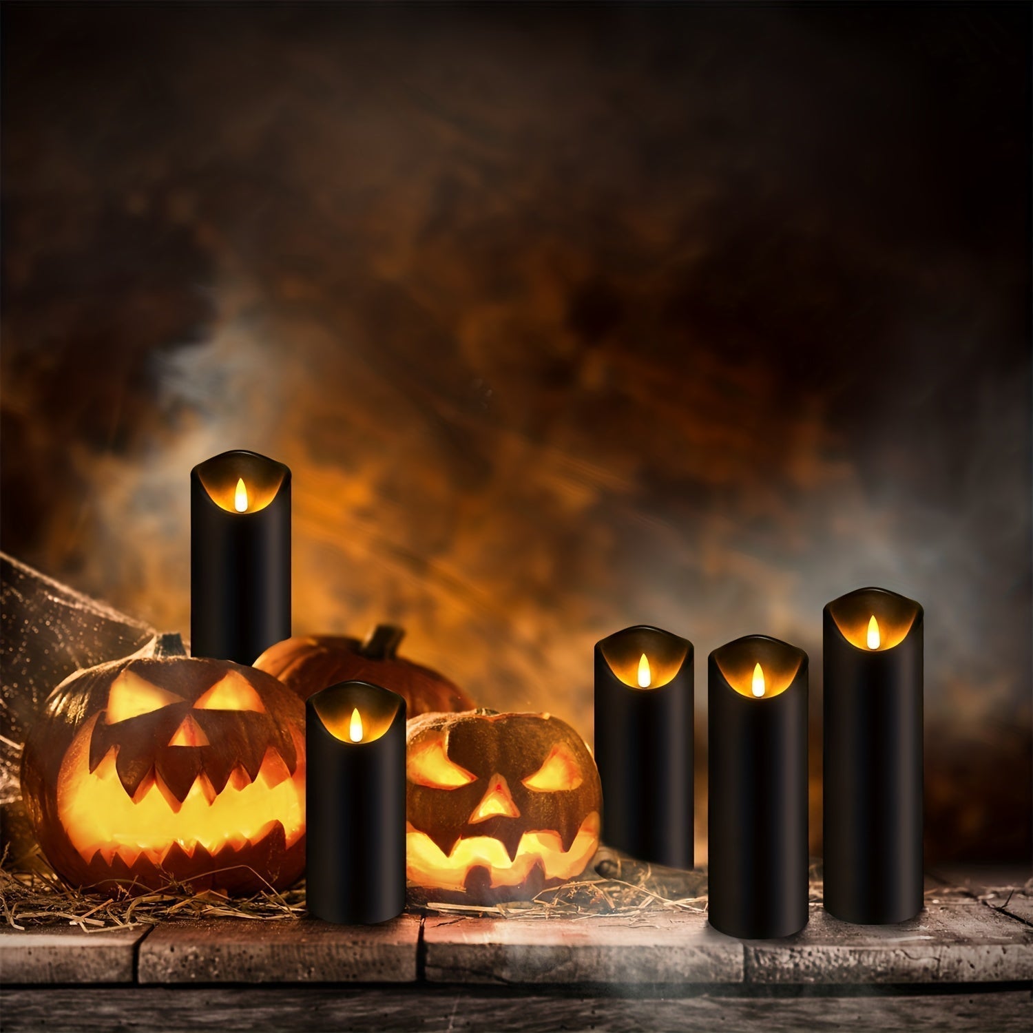 LED Candle Set - Flameless Battery Operated Candles with Remote & Timer 2