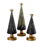 LED Christmas Tree Table Lamp with Star Topper, Touch Control, Multiple Sizes and Colors for Festive Indoor Decoration 0