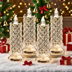 LED Crystal Candle Lights - Flameless, Waterproof, Color-Changing Ambiance 0