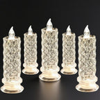 LED Crystal Candle Lights - Flameless, Waterproof, Color-Changing Ambiance 5