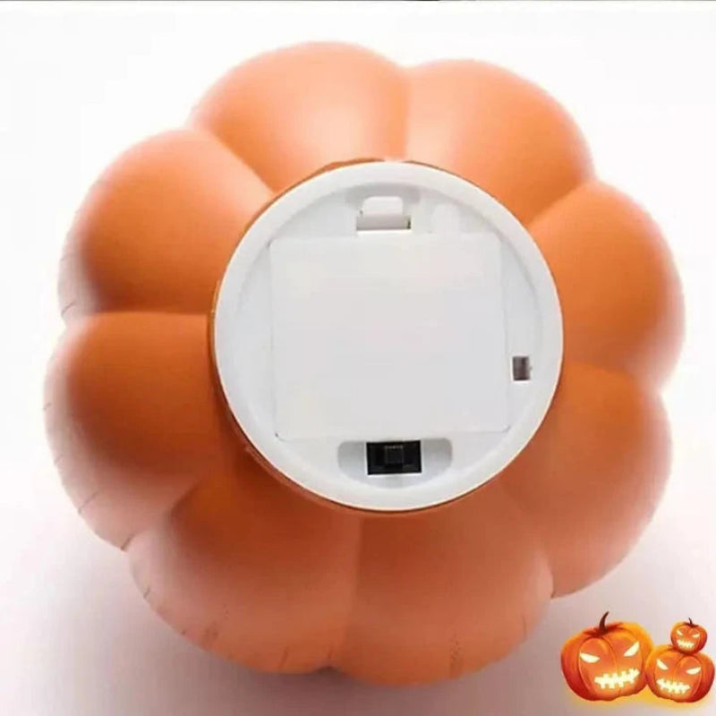 LED Decorative Pumpkin Lights with Timer – Textured Resin for Autumn and Halloween, Battery Operated, Cozy Glow 6
