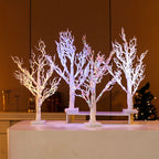 LED Decorative Tree with Illuminated Branches for Indoor Winter Decor – Battery Operated Freestanding Design 2
