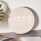 LED Digital Wall Clock - Modern Design with Time, Date & Temperature Display 2