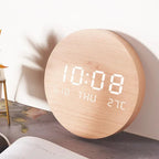 LED Digital Wall Clock - Modern Design with Time, Date & Temperature Display 3