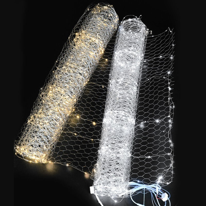 LED Fishing Net Fairy Lights - Flexible Outdoor String Lights for Ambiance 1