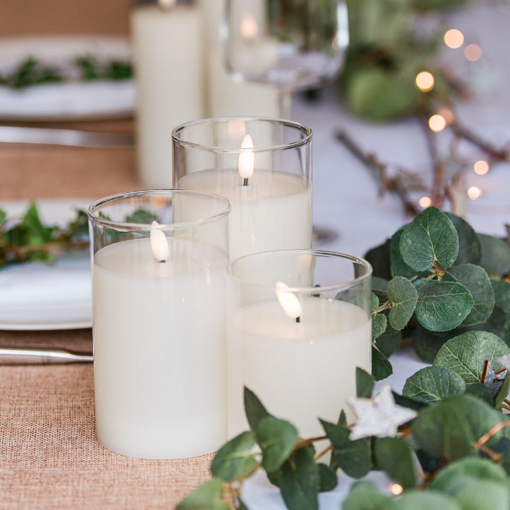 LED Flameless Candle Trio - Realistic Flickering Glow with Remote & Timer 2