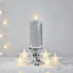 LED Flameless Candle with Real Wax Shell and Warm Flickering Light – Battery Operated Fake Candle for Cozy Christmas Decor 0