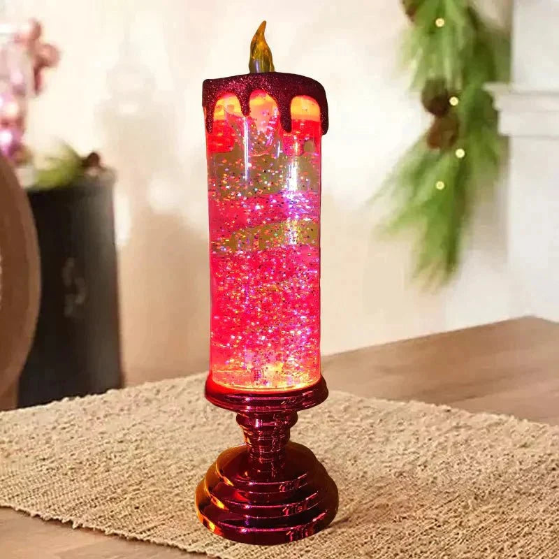 LED Flameless Candle with Real Wax Shell and Warm Flickering Light – Battery Operated Fake Candle for Cozy Christmas Decor 2