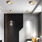 LED Flush Mount Ceiling Light - Durable Copper, Modern Minimalist Design 1