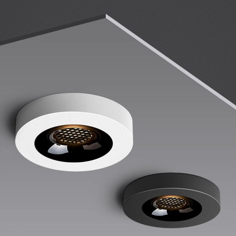 LED Flush Mount Ceiling Light - Minimalist Iron Honeycomb Design, 900 Lumens 1