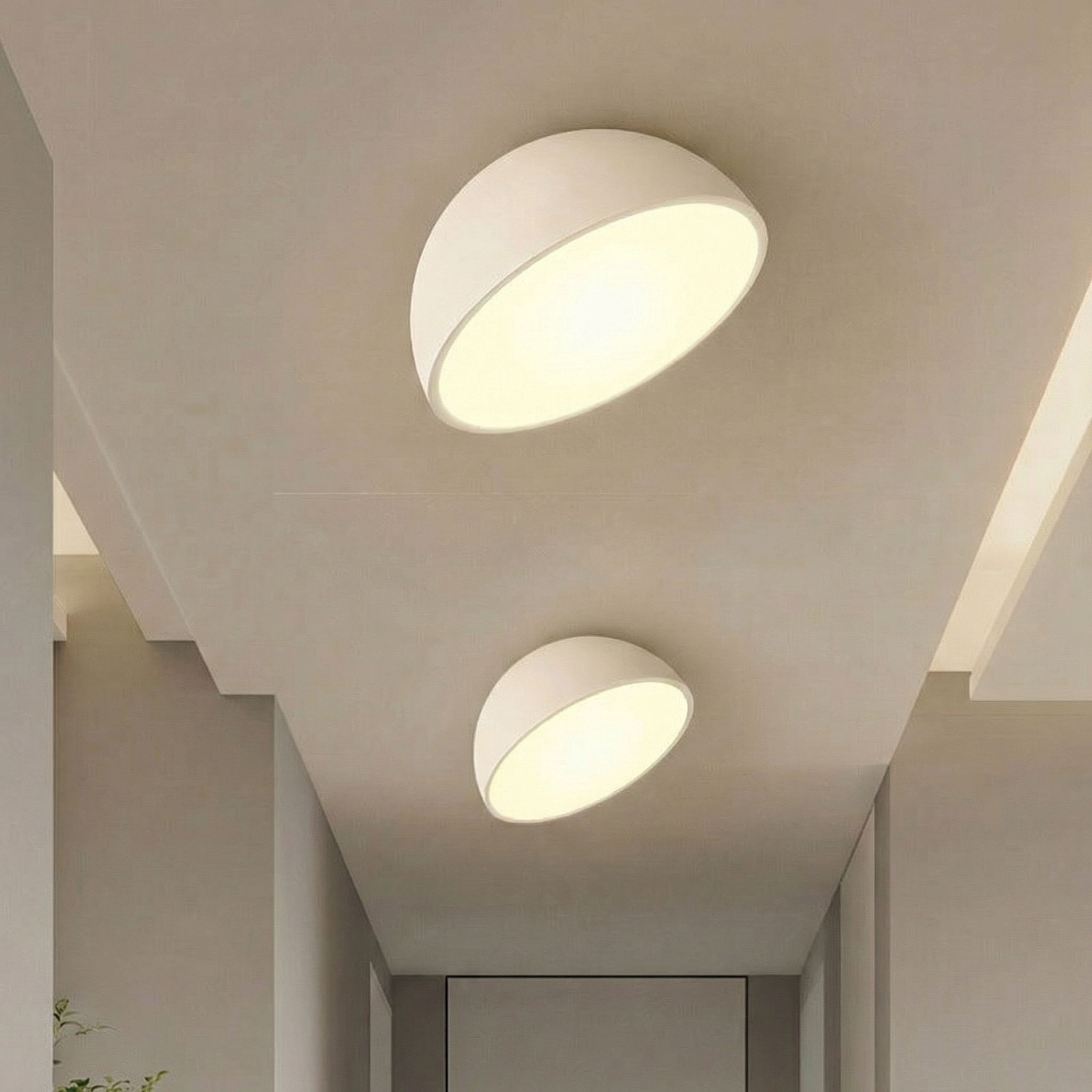 LED Flush Mount Ceiling Light - Modern Design with Soft Diffused Glow 3