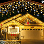 LED Garden Curtain Lights 16.4ft x 2.6ft, Weatherproof Outdoor Lights with 8 Lighting Modes for Beautiful Garden Ambiance 5