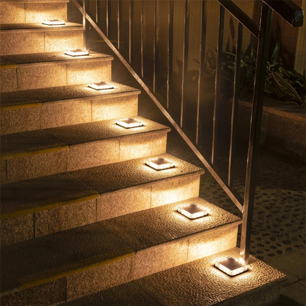 LED Ground Spotlights - Solar-Powered, Waterproof, Durable Design 0