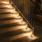 LED Ground Spotlights - Solar-Powered, Waterproof, Durable Design 0