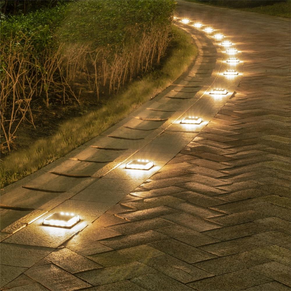 LED Ground Spotlights - Solar-Powered, Waterproof, Durable Design 1