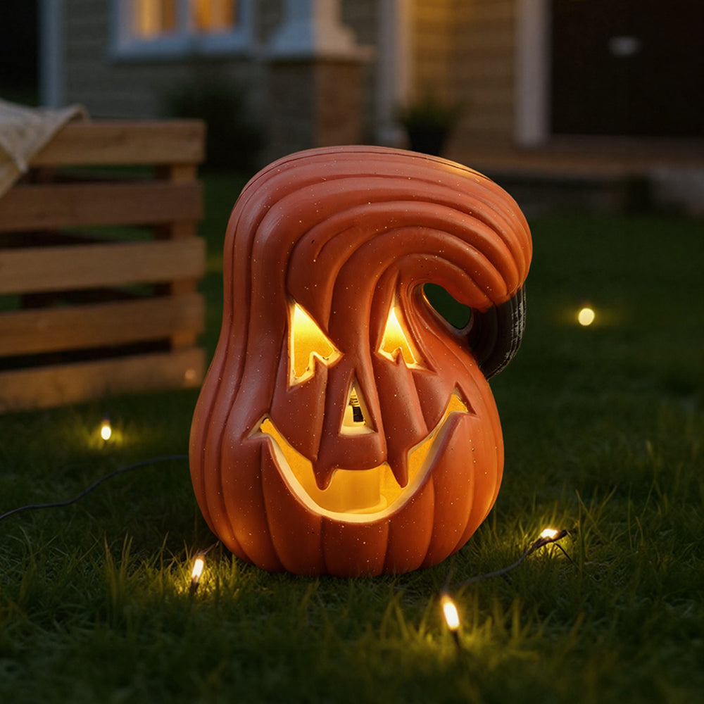 LED Halloween Pumpkin Lamp - Battery Operated Multicolor Night Light 1