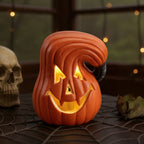 LED Halloween Pumpkin Lamp - Battery Operated Multicolor Night Light 4
