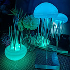 LED Jellyfish Aquarium Lamp - Color Changing USB Night Light for Relaxation 3