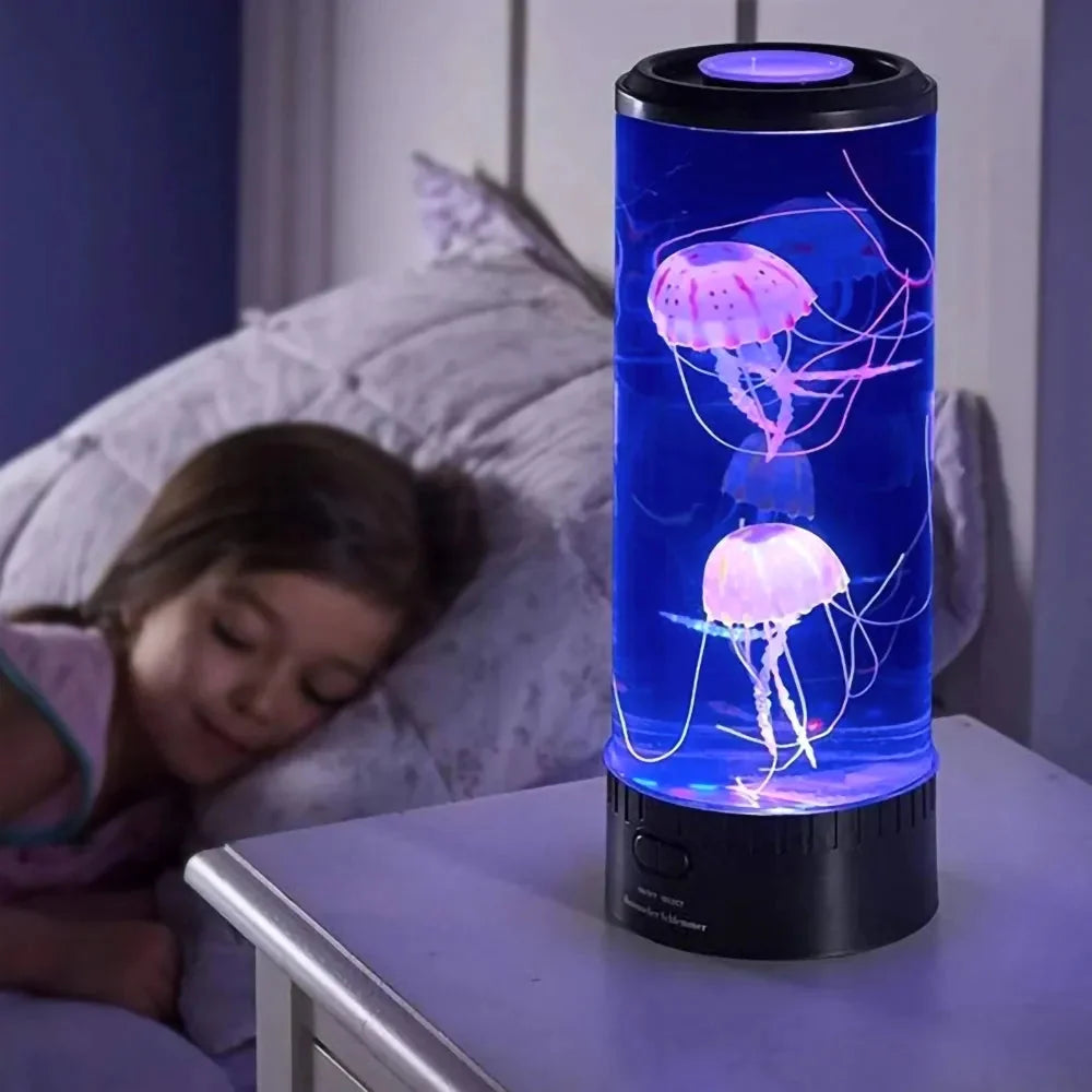 LED Jellyfish Mood Lamp - Color Changing Mood Lighting for Bedroom Relaxation 0