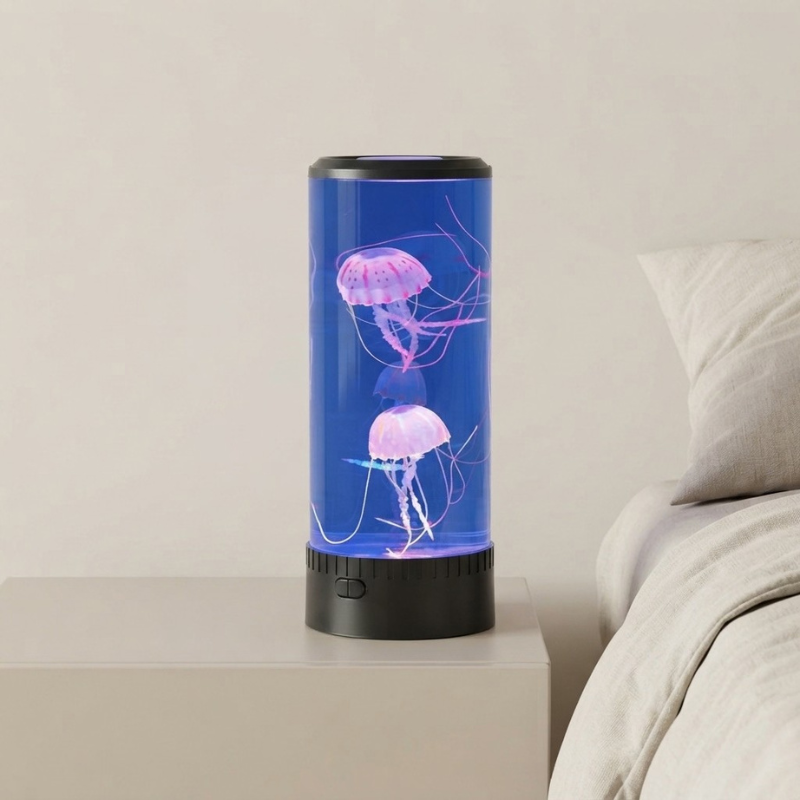 LED Jellyfish Mood Lamp Color Changing USB Battery Powered Indoor 1
