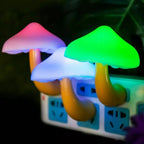 LED Mushroom Night Light - Color-Changing, Energy Efficient Design 2