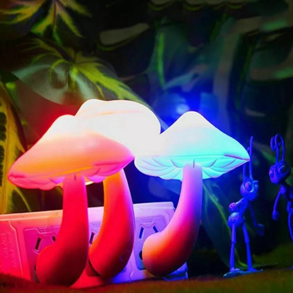 LED Mushroom Night Light - Color-Changing, Energy Efficient Design 4
