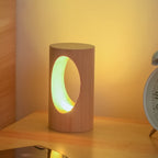 LED Night Light - Modern Solid Wood Design for Nightstand & Decor 0