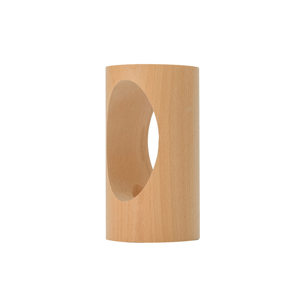 LED Night Light - Modern Solid Wood Design for Nightstand & Decor 1