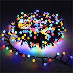 LED Outdoor String Lights with 8 Modes and IP68 Waterproof – Warm White and Multicolor Patio Hanging Lights for Garden and Events 0