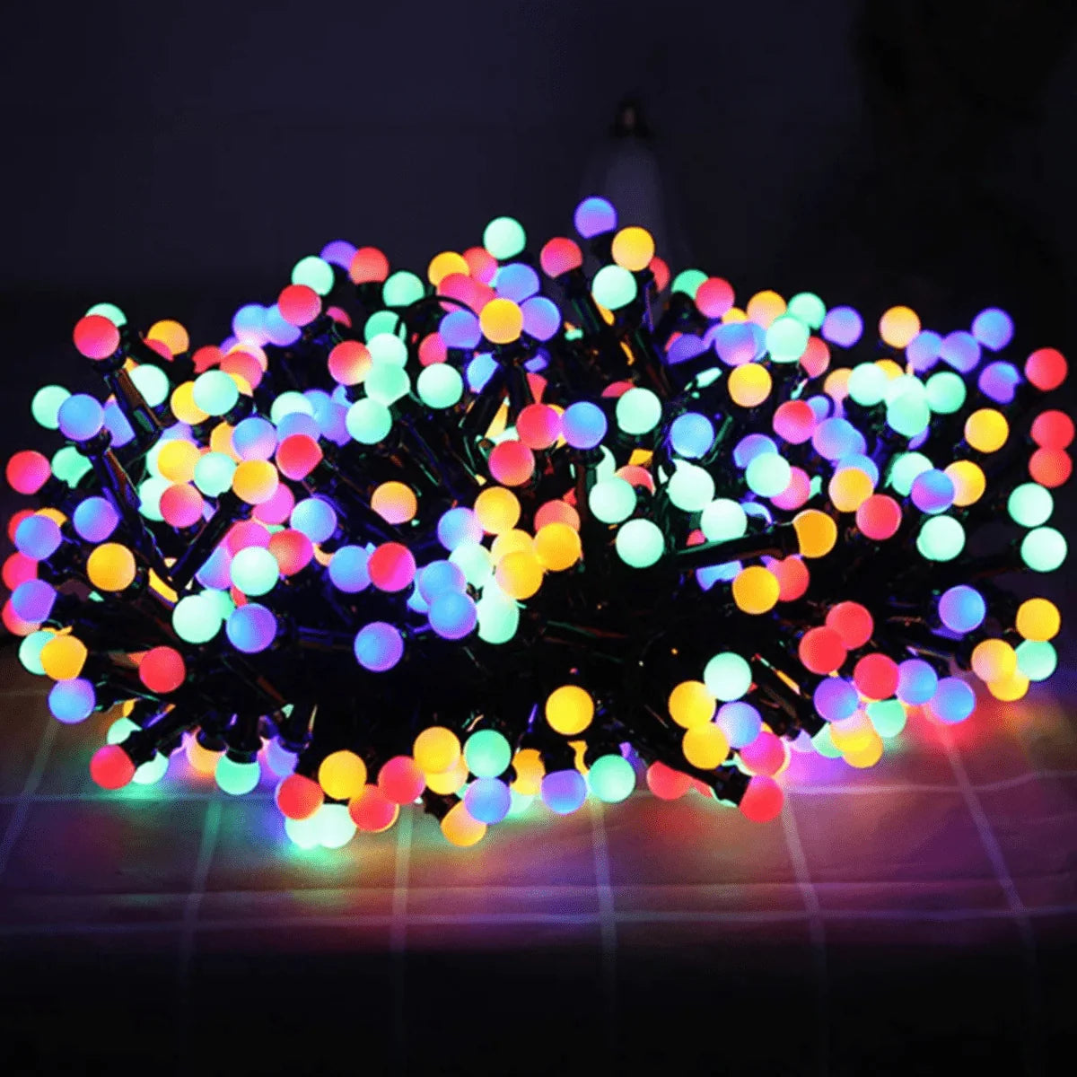 LED Outdoor String Lights with 8 Modes and IP68 Waterproof – Warm White and Multicolor Patio Hanging Lights for Garden and Events 3