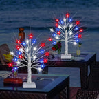 LED Patriotic Star Tree Lights Set - 2-Pack for Festive Home Decor 5