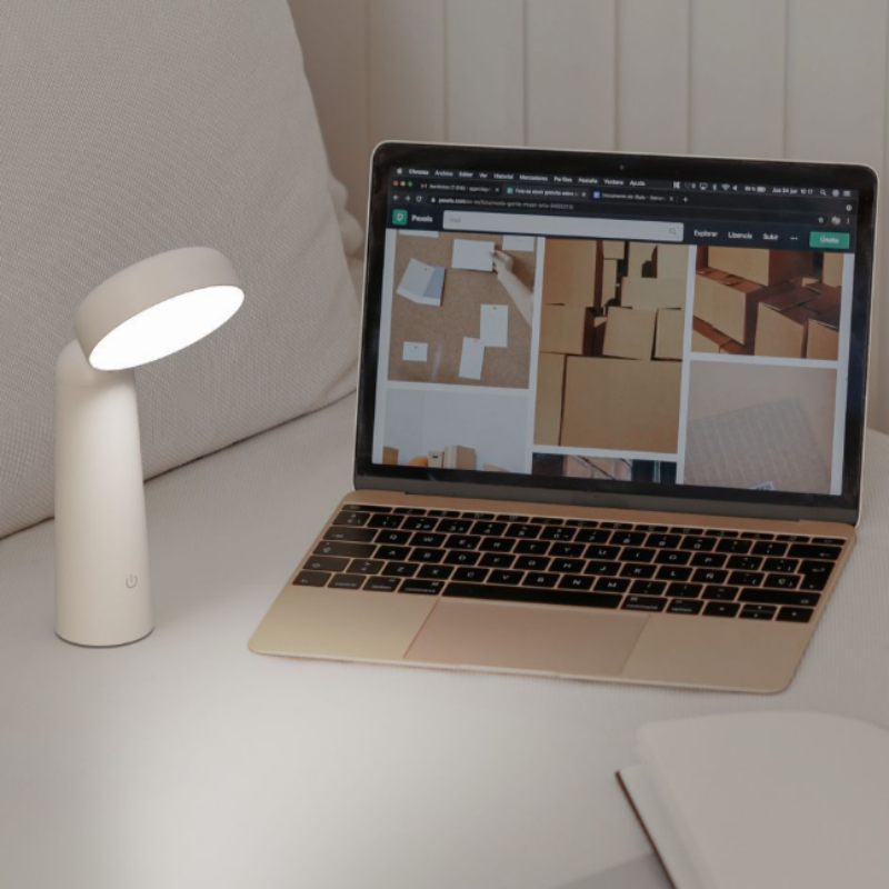 LED Portable Table Lamp - Rechargeable, Cordless & Warm Lighting 6