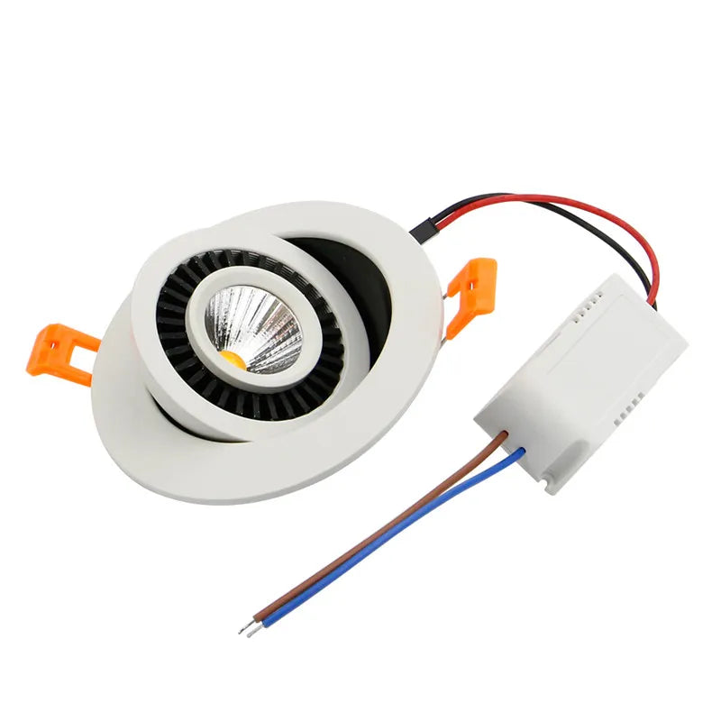 LED Recessed Lighting - Dimmable & 360° Adjustable Ceiling Lights 5