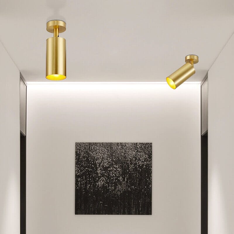 LED Spotlights - Stylish Brass Finish with Rotatable Design 7