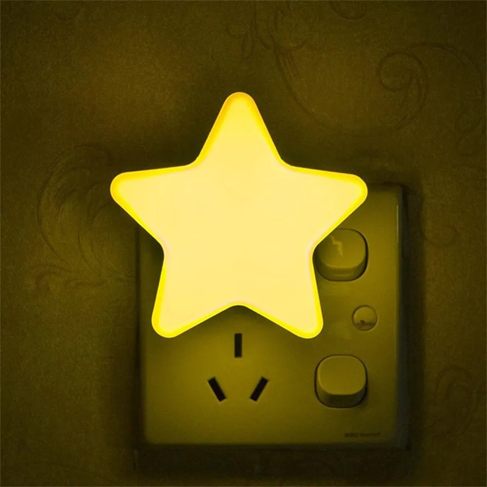 LED Star Night Light - Cozy, Child-Safe Glow for Nurseries & Bedrooms 0