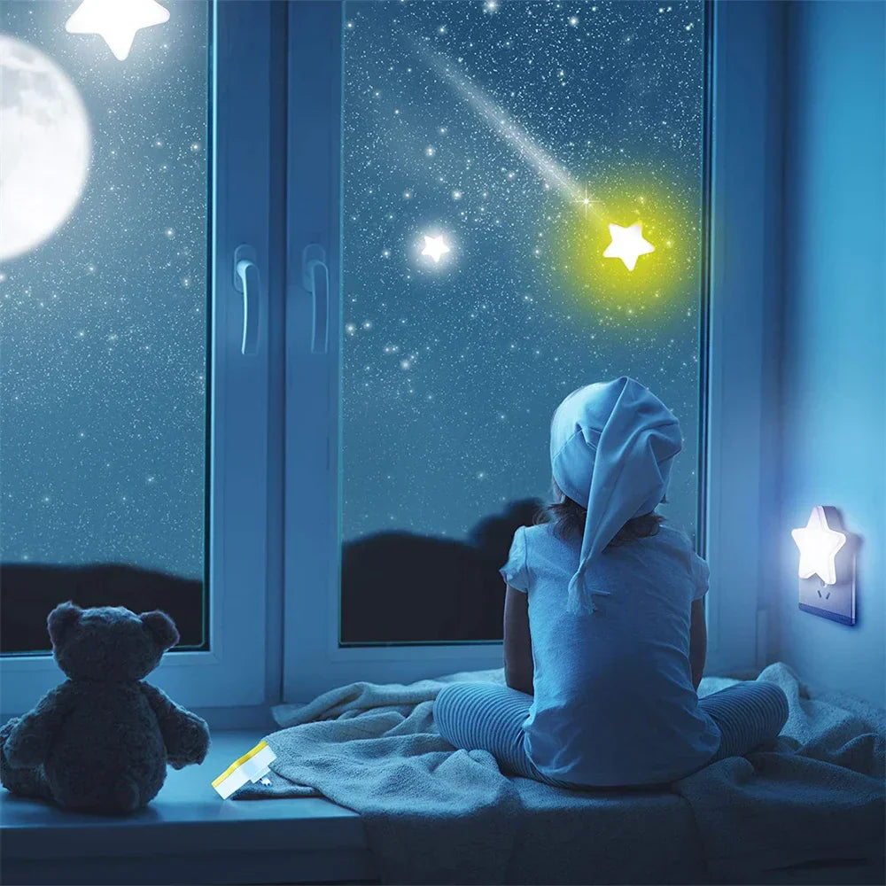 LED Star Night Light - Cozy, Child-Safe Glow for Nurseries & Bedrooms 1