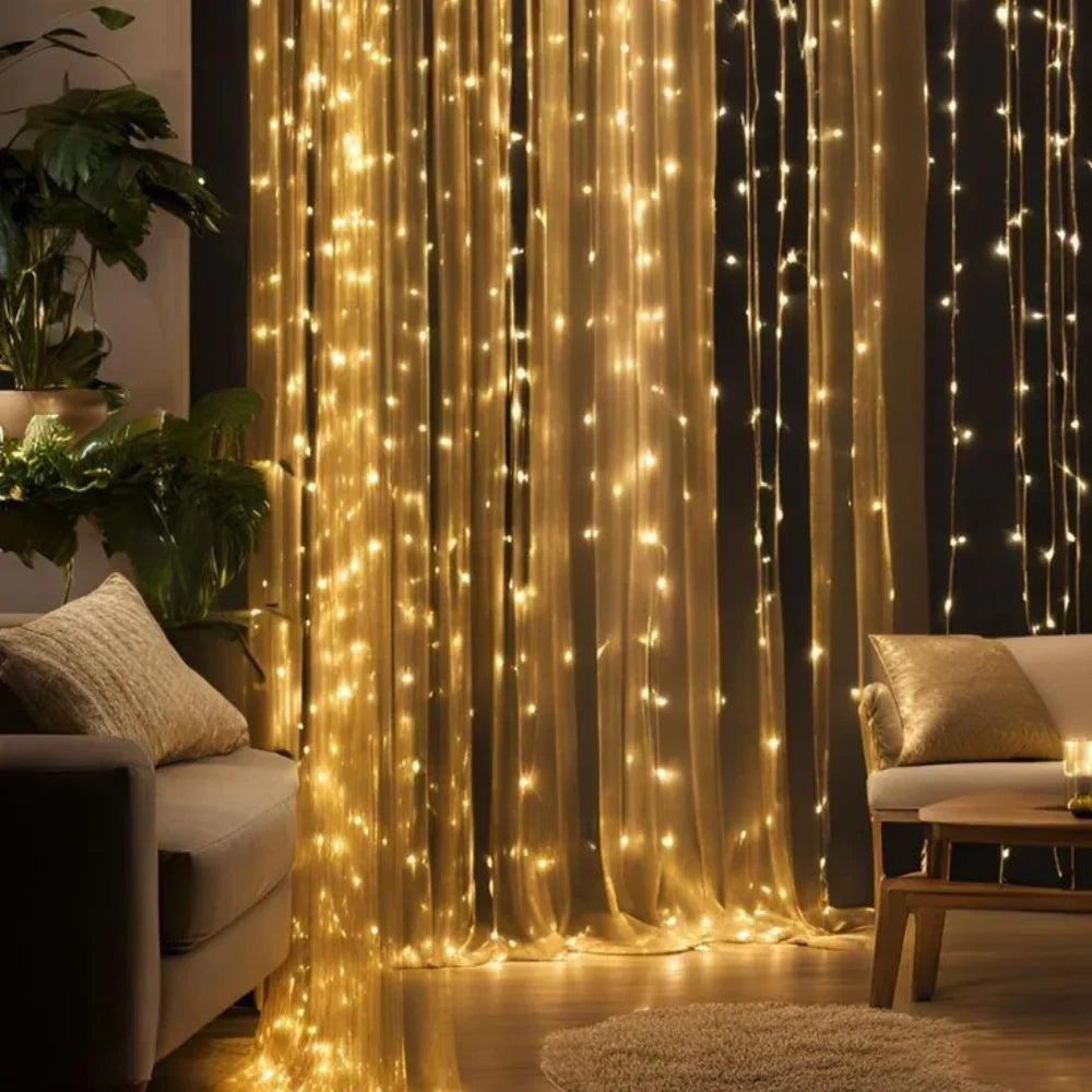 LED String Lights - 8 Modes Warm White Fairy Lights for Indoor & Outdoor Use 2