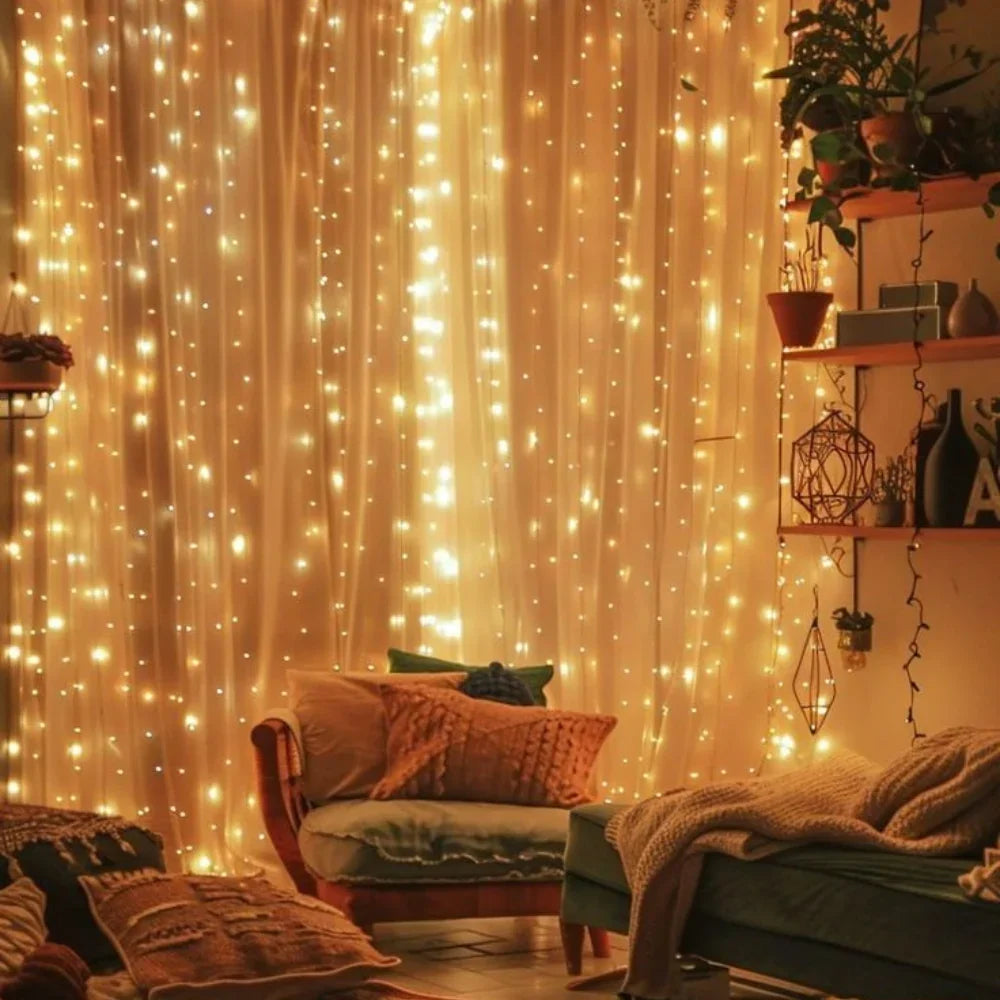 LED String Lights - 8 Modes Warm White Fairy Lights for Indoor & Outdoor Use 3