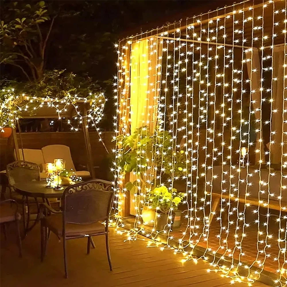 LED String Lights - 8 Modes Warm White Fairy Lights for Indoor & Outdoor Use 4