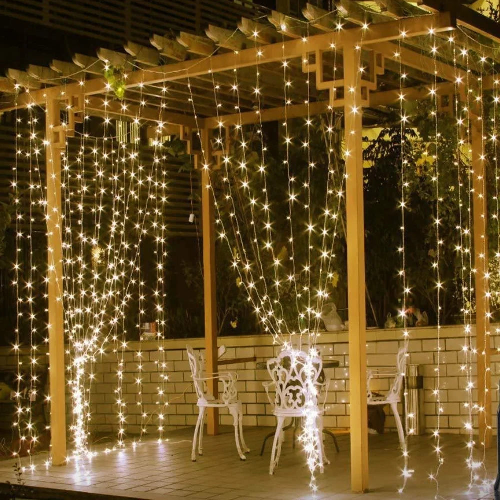LED String Lights - 8 Modes Warm White Fairy Lights for Indoor & Outdoor Use 8