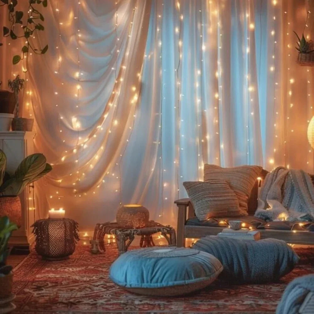 LED String Lights - 8 Modes Warm White Fairy Lights for Indoor & Outdoor Use 9