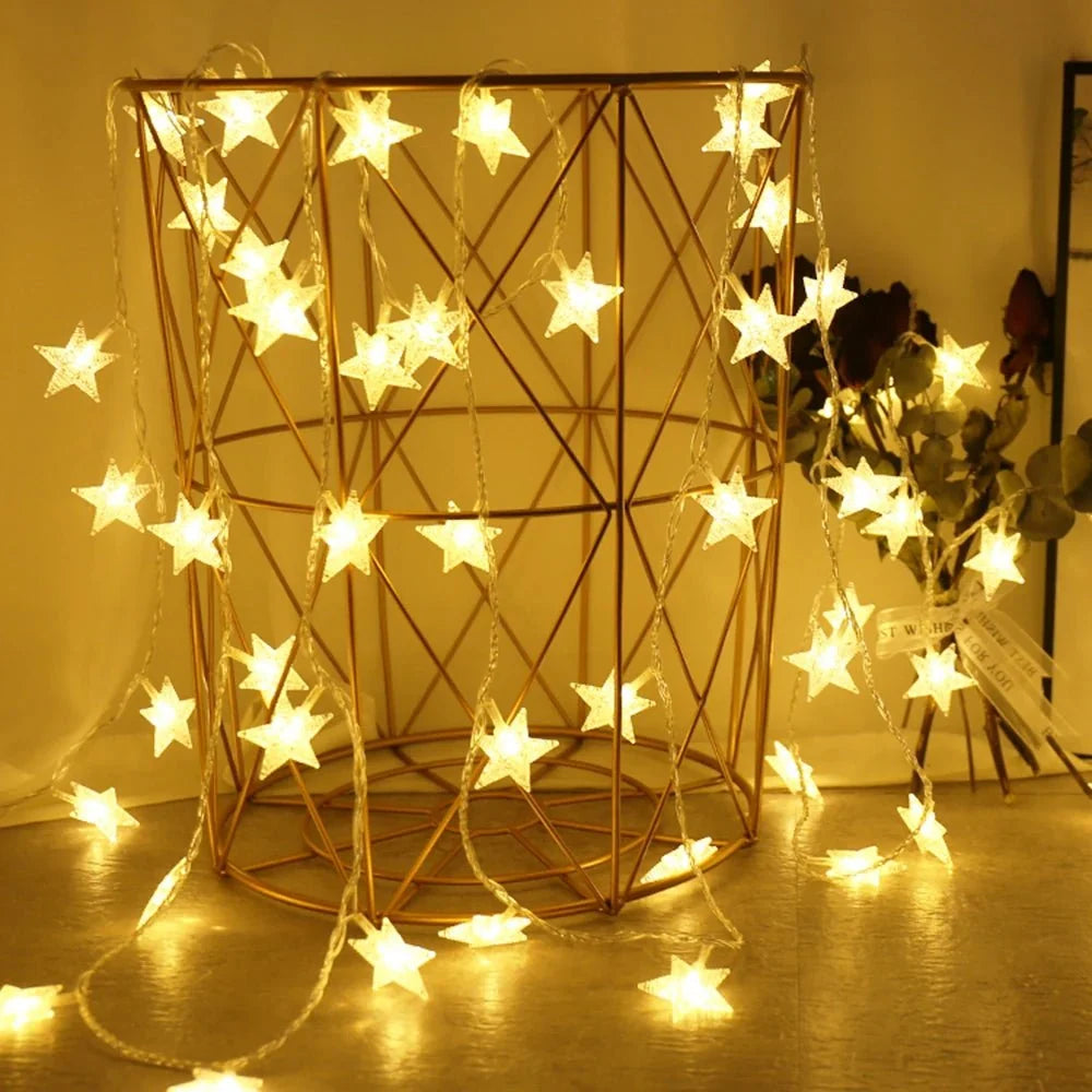 LED String Lights - Warm White & Multicolor for Indoor/Outdoor Use 0