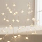 LED String Lights Warm White Multicolor Flexible Copper Wire 01