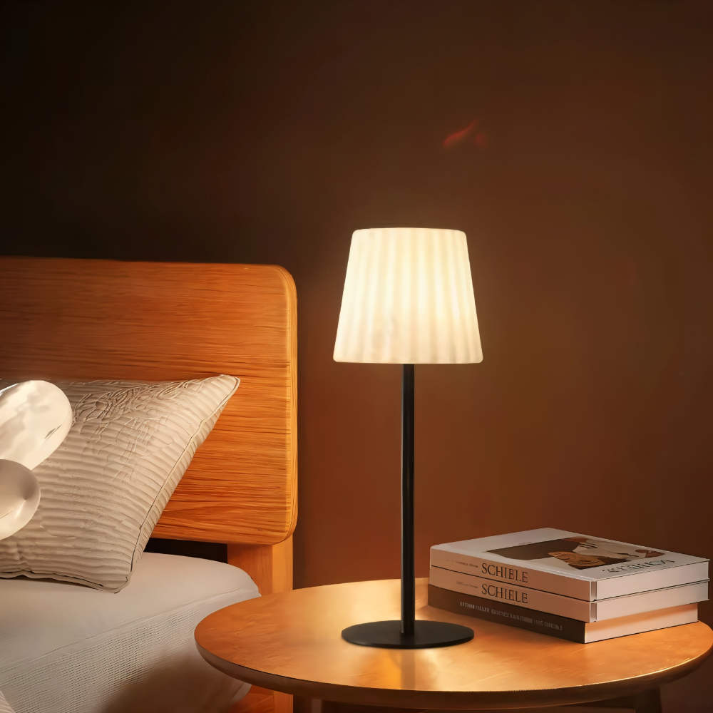 LED Table Lamp - Dimmable, Remote-Controlled Light for Bedside & Desk 2